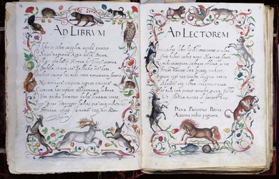 Philipp Hainhofer专辑Amicorum的页面，1596-1633年 作者 不明