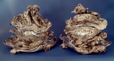 Juste Aurele Meissonier为金斯敦公爵夫人制作的汤碗 作者 不明