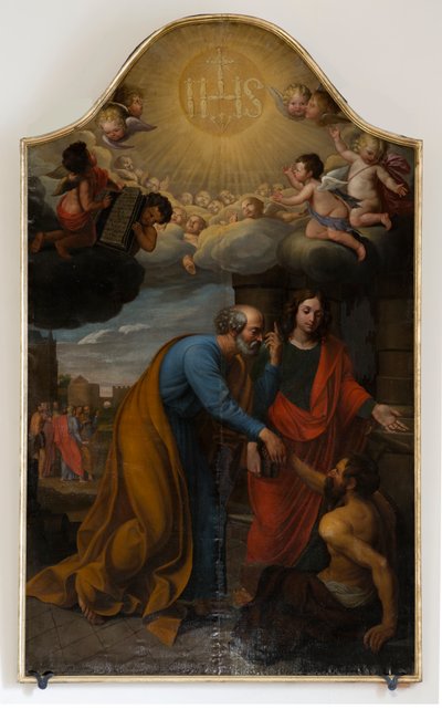 教区教堂（Nederbrakel，Sint-Pieter-in-de-Banden 教区教堂）。内部。绘画。 作者 未知艺术家
