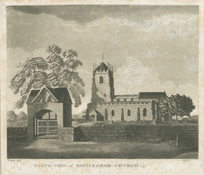 Pattingham教堂：qua刻版画，1796年 作者 不明