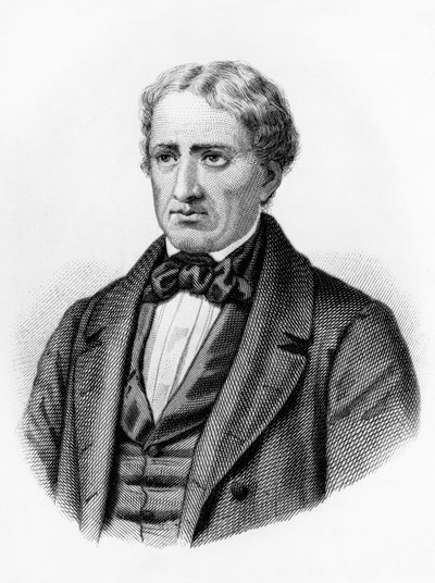 意大利浪漫主义诗人、作家和爱国者乔瓦尼-贝尔谢（1783-1851）的肖像，雕版画 作者 未知艺术家