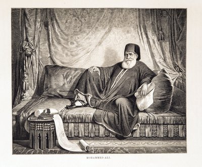 Portrait of Mehemet Ali (1769-1849) Vice King of Egypt Illustration from the Atlas of Egypt 作者 不明