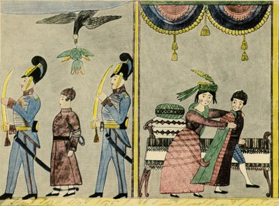 波提乏的妻子在埃及试图引诱约瑟 - 圣经 作者 未知艺术家
