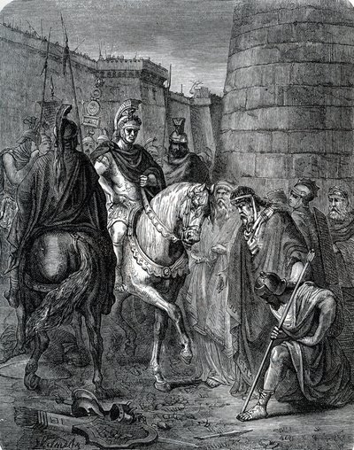 Quintus Caecilius Metellus Macedonicus（公元前 210-116 年）于公元前 147 年在希腊斯卡菲亚战役中击败阿亨人（Metellus 在斯卡菲亚战役中击败梅加洛波利斯的克里托拉斯后在希腊）。 作者 未知艺术家