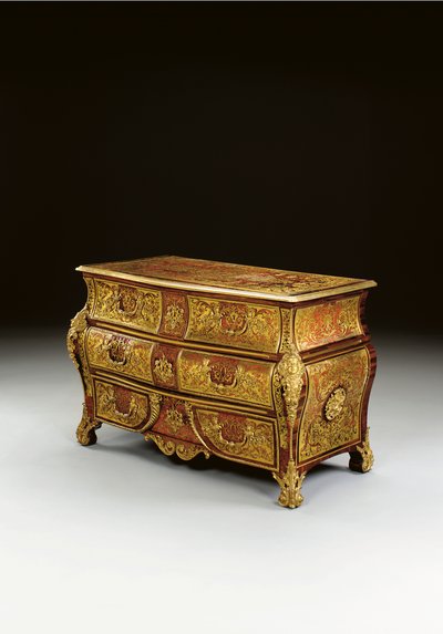 Regence Boulle镶嵌式抽屉柜，18至19世纪 作者 不明