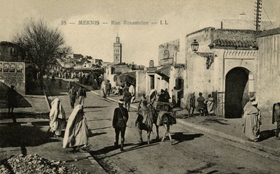 摩洛哥梅克内斯 Rue Rouamzine 街 作者 未知艺术家