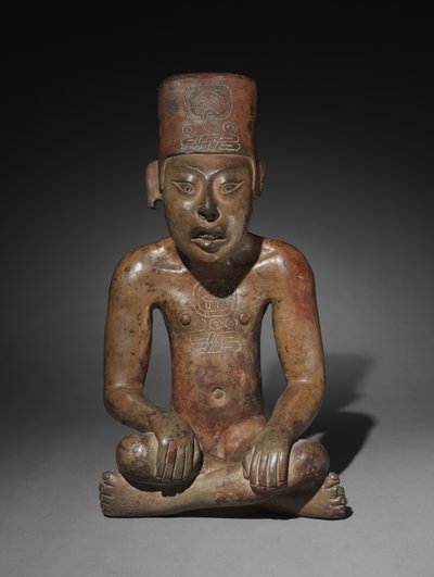 坐像，瓦哈卡，公元前300年至700年 作者 不明