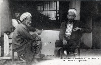 塞尔维亚, Florina:土耳其男子 - 1914-1918年明信片 作者 未知艺术家