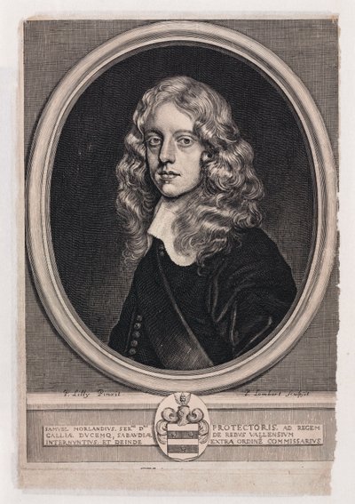 Sir Samuel Morland, English diplomatist, mathematician and inventor, c 1660 作者 不明