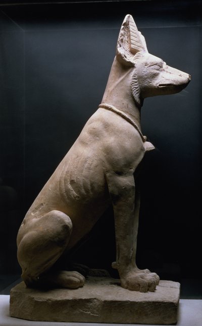 Statue of a Dog, Mesopotamia, c.5000-1000 BC (limestone) 作者 不明