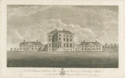 泰德斯利堂（Teddesley Hall）：雕刻，nd [18世纪末] 作者 不明