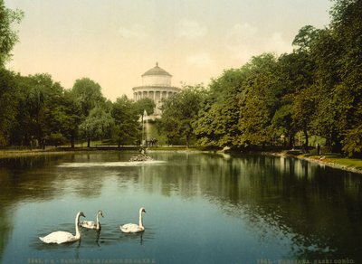 萨克森花园，俄罗斯华沙（即波兰华沙），约 1890-1900 年 作者 未知艺术家