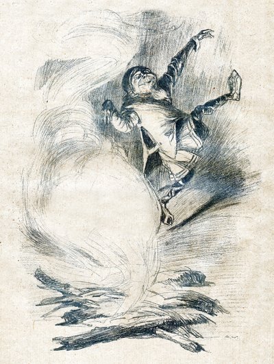 矮人特拉卡辛(插图，约 1910 年） 作者 未知艺术家
