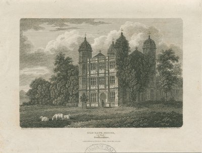 Tixall Hall-Gatehouse：版画，1775年11月25日 作者 不明