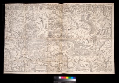 约翰·哈塞尔伯格（Johann Haselberg，1514-37 年）和克里斯托夫·泽尔（卒于 1590 年）在纽伦堡绘制的 1529 年土耳其战役挂图 作者 不明