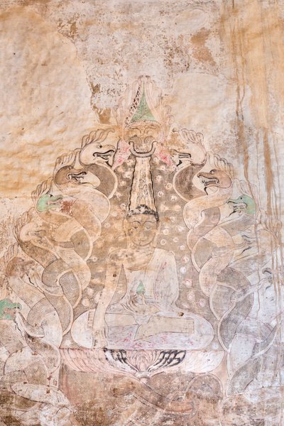 壁画，苏拉玛尼帕托，蒲甘（照片） 作者 未知艺术家