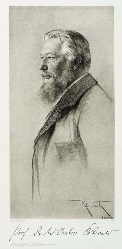 Wilhelm Ostwald，拉脱维亚化学家，c 1910 作者 不明