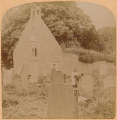 苏格兰艾尔（Ayr）的奥尔德·柯克（Auld Kirk），1897年。 作者 安德伍德和安德伍德