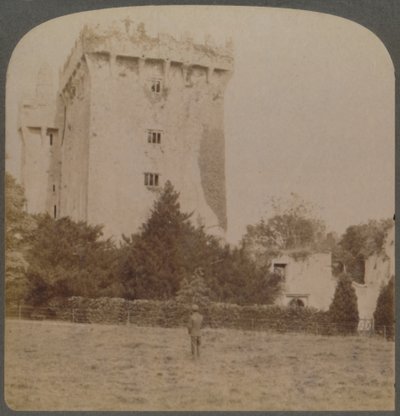 布拉尼城堡（Blarney Castle），爱尔兰人机智的圣地-在爱尔兰科克附近，1901年。 作者 安德伍德和安德伍德
