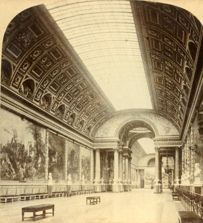 凡尔赛宫战役展位，c1900。 作者 安德伍德和安德伍德