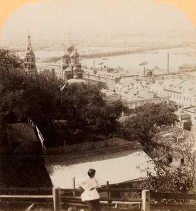 尼尼·诺夫哥罗德（Nijni-Novgorod），俄罗斯，万国夏季市场，1898年。 作者 安德伍德和安德伍德