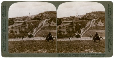 巴勒斯坦西南部，撒玛利亚，1900年代。 作者 安德伍德和安德伍德