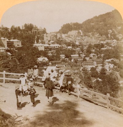 Simla，美丽的喜马拉雅山区度假胜地...，印度，1902年。 作者 安德伍德和安德伍德