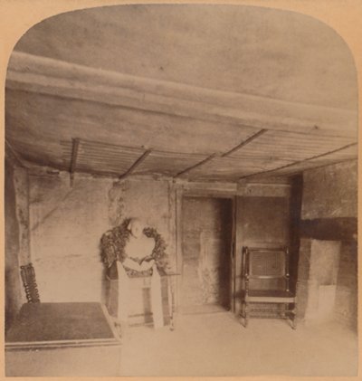 莎士比亚出生的房间，英格兰埃文河畔斯特拉特福，1900年。 作者 安德伍德和安德伍德