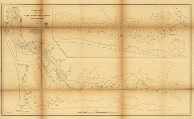 北卡罗来纳州科里湾和海峡。LOC 99447462 作者 美国海岸调查