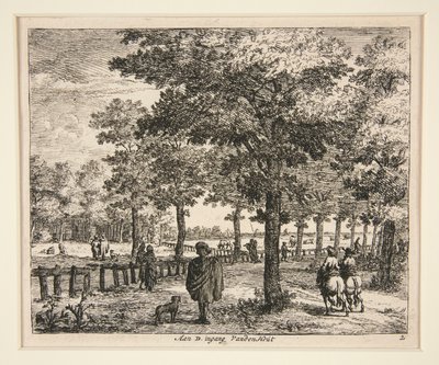 Aan d. ingang Vanden Harit（在 Vanden Harit 入口处） 作者 不明