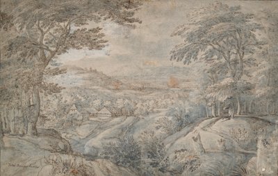 山谷远景 作者 不明