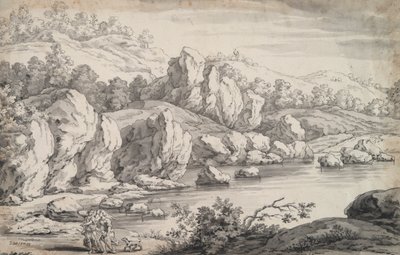 托比特和天使的风景 作者 不明
