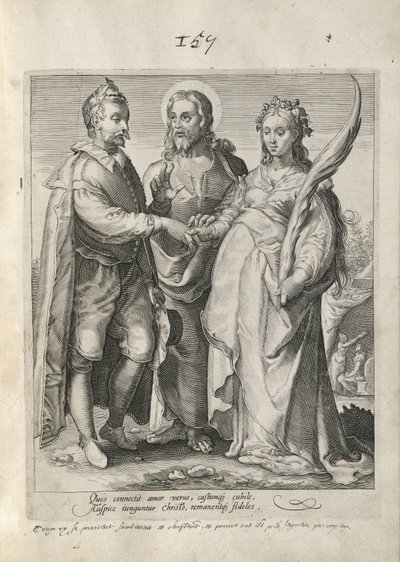 Quos connectit amor verus（信仰婚姻寓言） 作者 不明