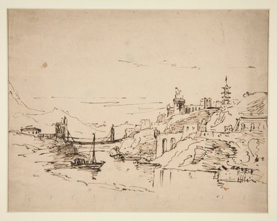 河流景观 作者 不明