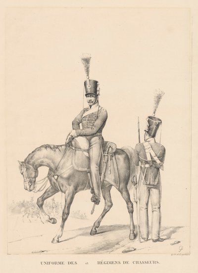 骑兵制服（Uniforme des et Rgimens de Chasseurs） 作者 不明