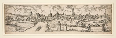 无题（Schloss Lienhart 等，LAUGIGEN 的城镇景观） 作者 不明