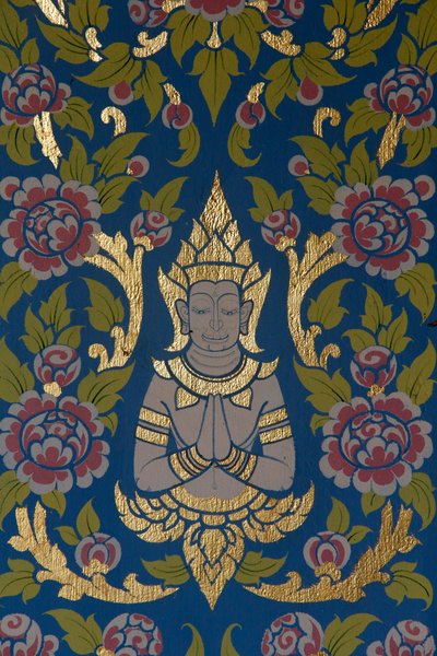 Wat Ampharam，华欣。寺庙装饰泰国。 作者 不明