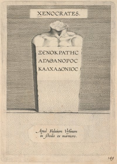 Xenocrates 作者 不明