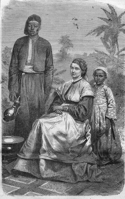 亚历山大-佩特罗内拉-弗朗西纳-蒂内（1839-1869）。荷兰旅行者，在中非被图阿雷格人杀害。 作者 未知艺术家