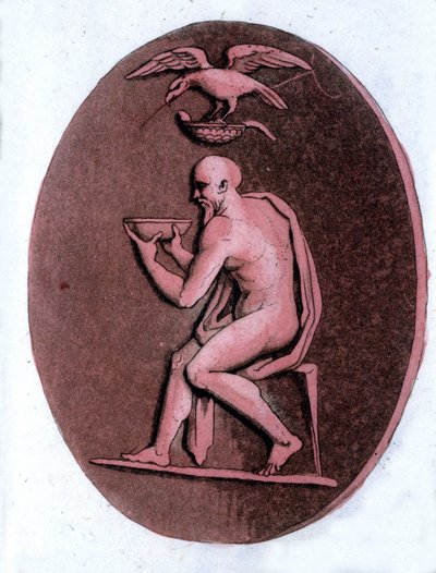 埃斯库罗斯（Aeschylus，约公元前 525-456 年），希腊悲剧诗人。 作者 未知艺术家