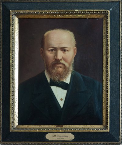 Alexandre Ostrovski - Portrait of the Dramatist Alexander N. Ostrovsky (1823-1886), Anonymous. Oil on canvas, Second Half of the 19th cen., State Museum of A. Ostrovsky, Shchelykovo 作者 未知艺术家