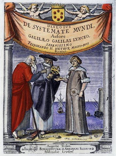 亚里士多德、托勒密和尼古拉斯·哥白尼（Nicolaus Copernicus 作者 未知艺术家