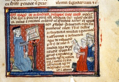 Arithmetic Course - Illuminure of the Middle Ages (ref.418 作者 未知艺术家