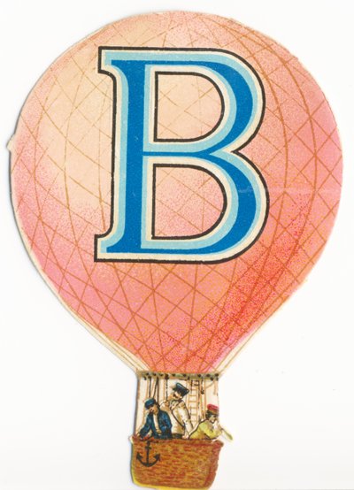 B：气球（热气球） 作者 未知艺术家