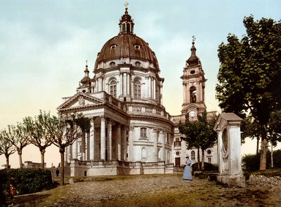 1890年，意大利都灵（Torino）的Superga大教堂（Basilica della Superga）。 作者 未知艺术家