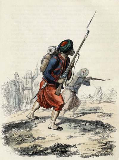 法国军队中由当地人组成的苏维埃营，由克劳塞尔将军在1830年为远征阿尔及利亚的阿特拉斯而组建，见Leon Galibert的 "L