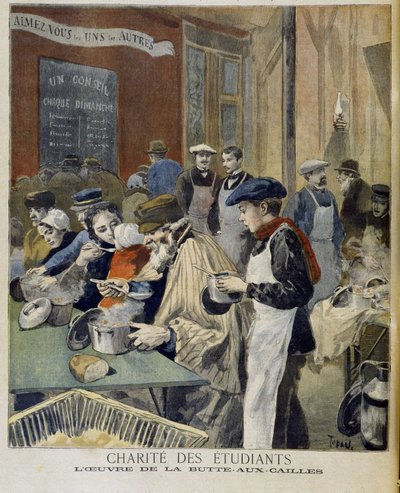 学生慈善机构，Butte aux Cailles 的作品 - 2 月 5 日的“Le petit journal” 作者 未知艺术家