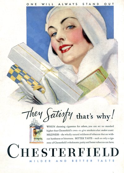 切斯特菲尔德香烟 作者 未知艺术家