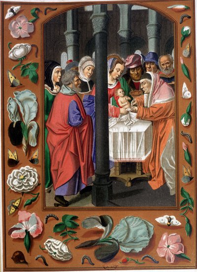 Circumcision of Christ, after Flemish illumination around 1500 作者 Unknown artist