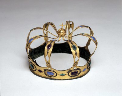 拿破仑-波拿巴（1769 - 1821）的意大利国王的黄金和宝石皇冠。复兴运动博物馆。米兰 作者 未知艺术家